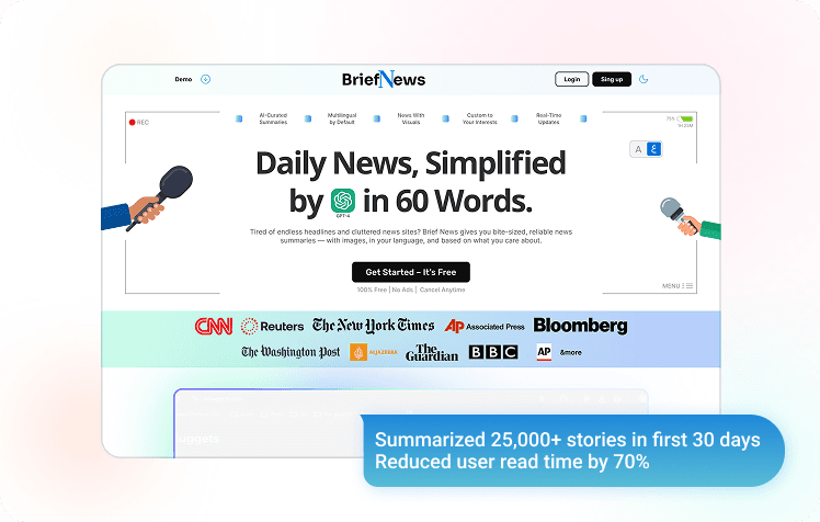 BriefNews – AI News Summarizer