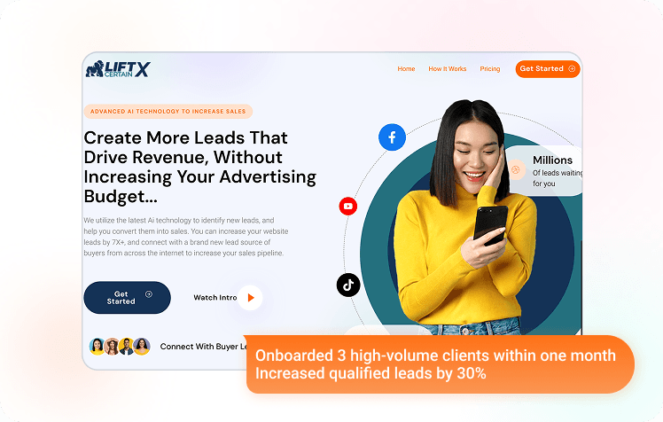 Liftcertainx – Lead Scoring Tool
